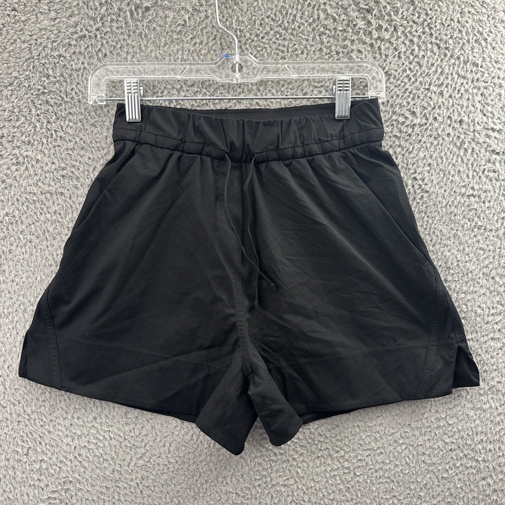 Lululemon Cinchable Waist High Rise‎ Woven Shorts 3.5" Black Athletic Women XXS